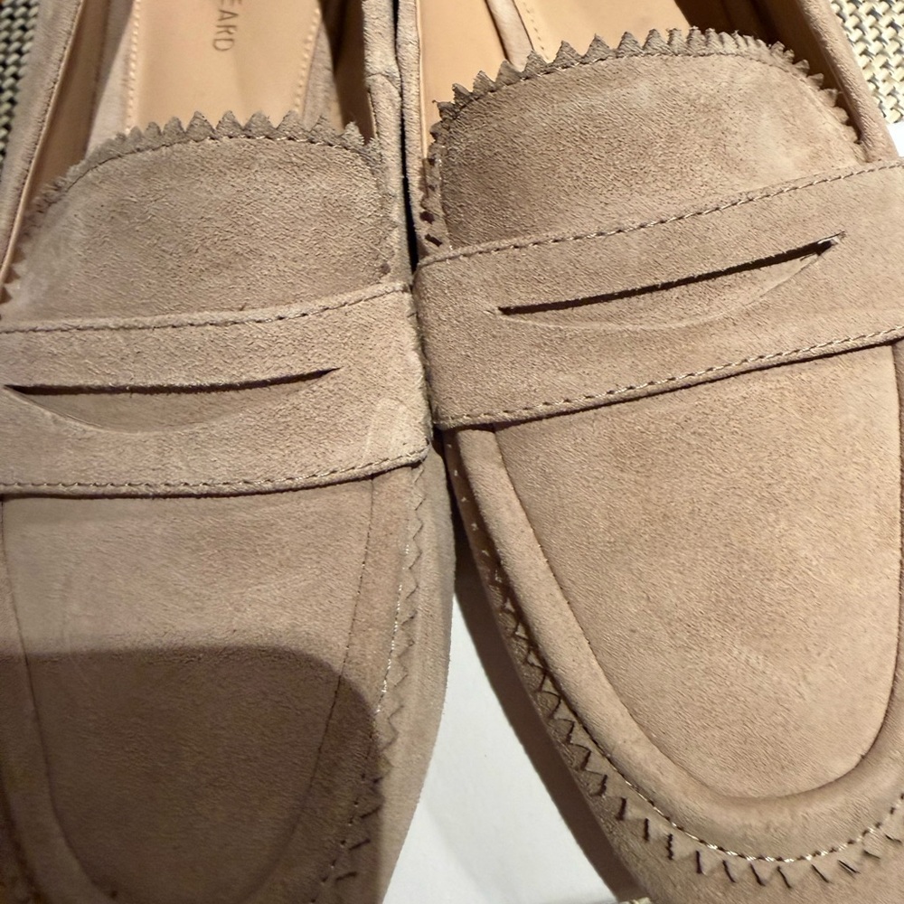Veronica Beard Taupe Suede Flats - Picture 4 of 5